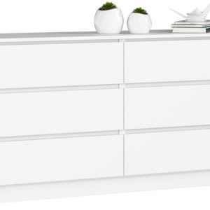 Komoda AKORD K160 Biała 160 cm Biały mat 160x40x77 cm 303745