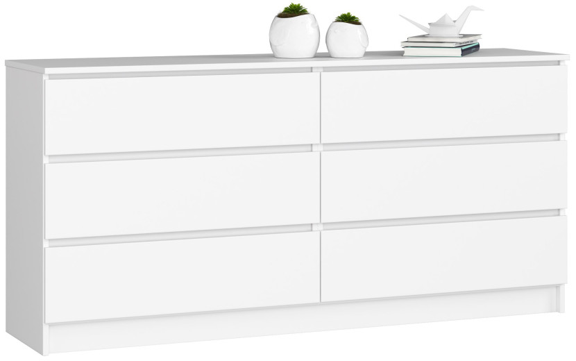 Komoda AKORD K160 Biała 160 cm Biały mat 160x40x77 cm 303745