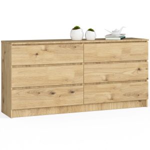 Komoda AKORD K160 Dąb Artisan 160 cm mat 160x40x77 cm 303730 Komoda AKORD K160 Dąb Artisan 160 cm mat 160x40x77 cm 303730