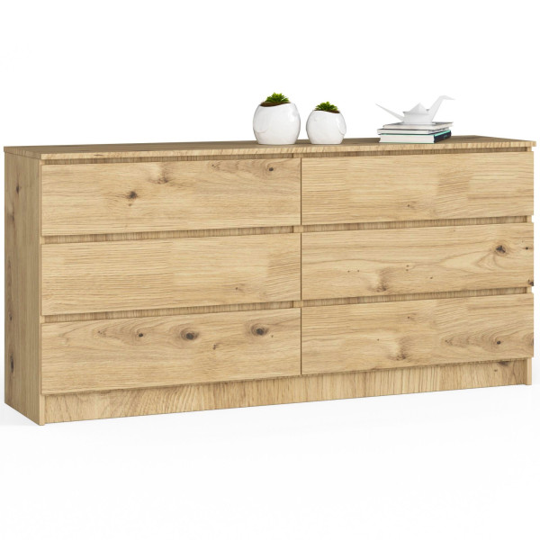 Komoda AKORD K160 Dąb Artisan 160 cm mat 160x40x77 cm 303730