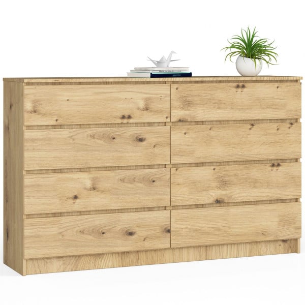 Komoda AKORD K160 Dąb Artisan 160 cm mat 160x40x99 cm 303749