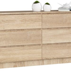 Komoda AKORD K160 Dąb Sonoma 160 cm mat 160x40x77 cm 303739 Komoda AKORD K160 Dąb Sonoma 160 cm mat 160x40x77 cm 303739
