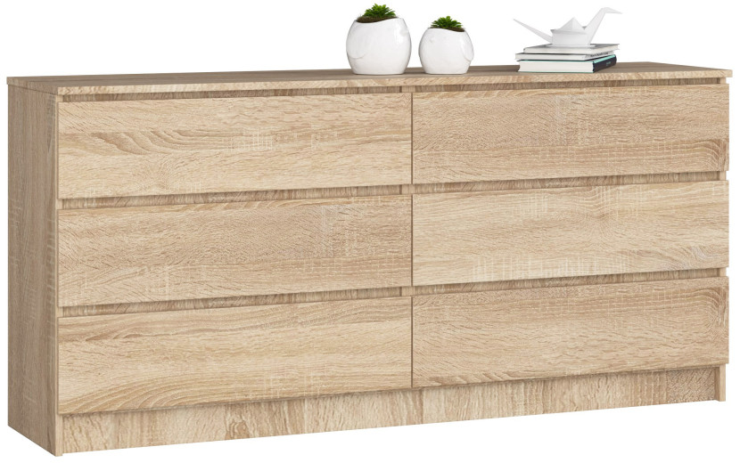 Komoda AKORD K160 Dąb Sonoma 160 cm mat 160x40x77 cm 303739