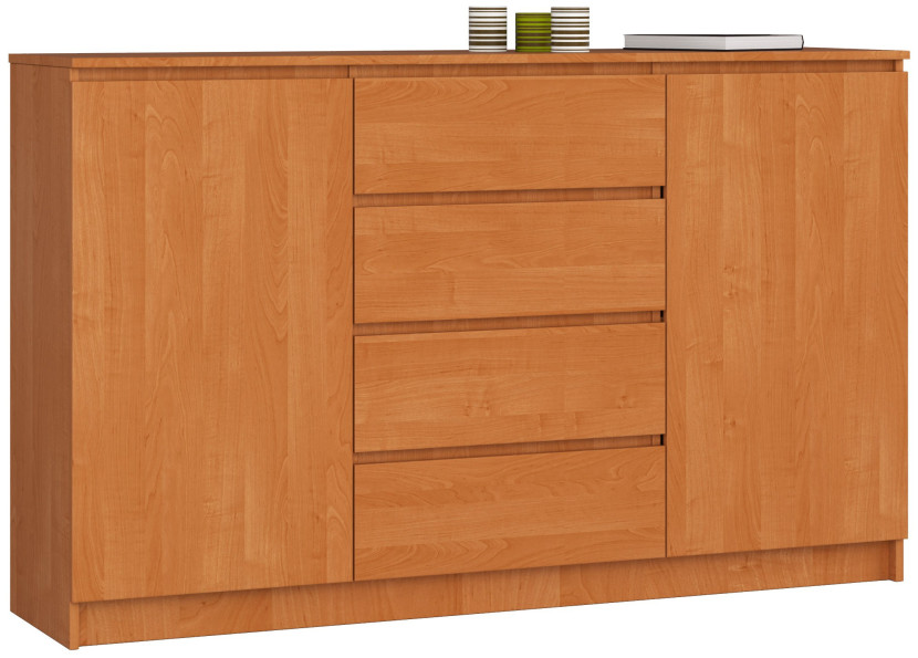 Komoda AKORD K160 Olcha 160 cm kolor Olcha mat 160x40x99 cm 302620