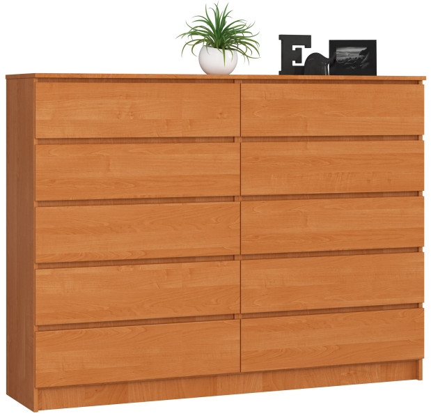 Komoda AKORD K160 Olcha 160 cm Olcha mat 160x40x121 cm 302523