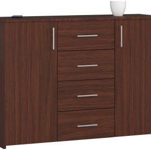 Komoda AKORD K45 Wenge 110 cm kolor Wenge mat 110x35x80 cm 302766 Komoda AKORD K45 Wenge 110 cm kolor Wenge mat 110x35x80 cm 302766