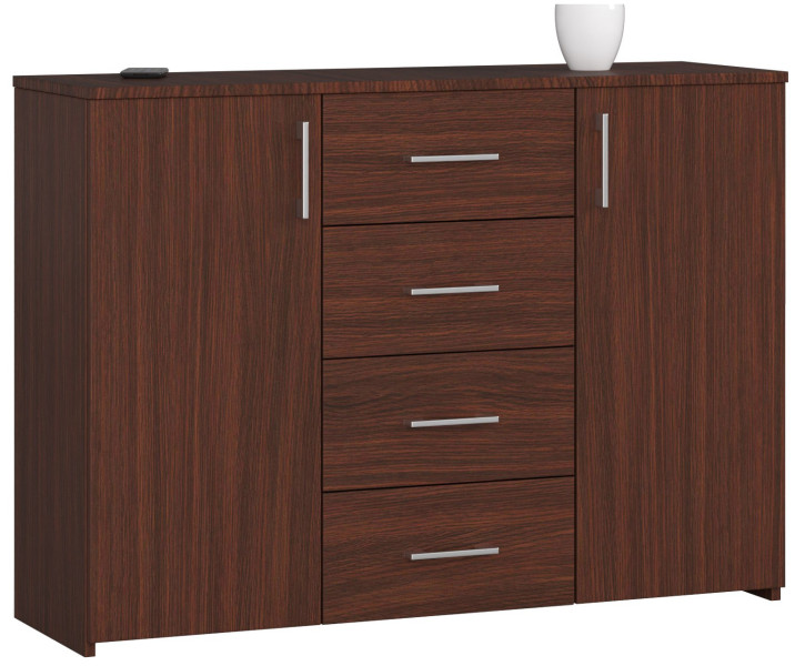 Komoda AKORD K45 Wenge 110 cm kolor Wenge mat 110x35x80 cm 302766
