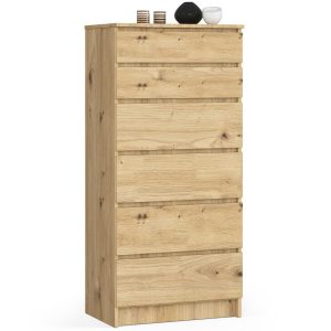 Komoda AKORD K60 Dąb Artisan 60 cm mat 60x40x130 cm 302514 Komoda AKORD K60 Dąb Artisan 60 cm mat 60x40x130 cm 302514