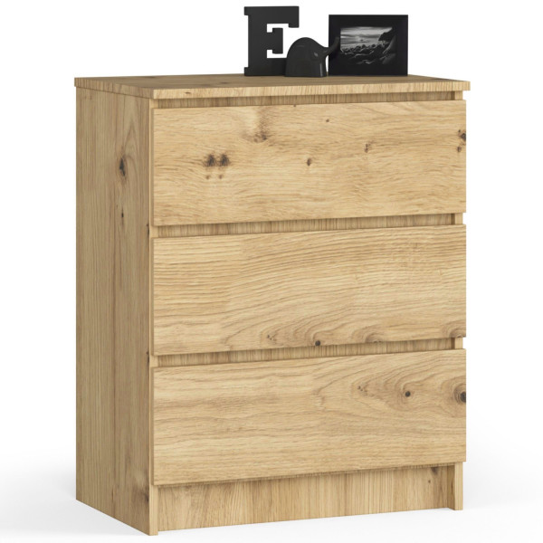 Komoda AKORD K60 Dąb Artisan 60cm Dąb Artisan mat 60x40x77cm 302623