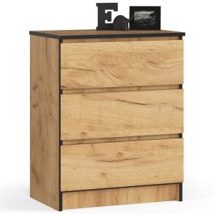 Komoda AKORD K60 Dąb Craft 60 cm Dąb Craft mat 60x40x77 cm 302607