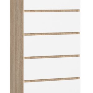 Komoda AKORD K60 Dąb Sonoma 60 cm Biały mat 60x40x121 cm 302573