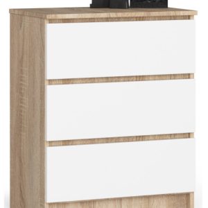 Komoda AKORD K60 Dąb Sonoma 60 cm Biały mat 60x40x77 cm 302629