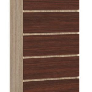 Komoda AKORD K60 Dąb Sonoma 60 cm Wenge mat 60x40x121 cm 302543