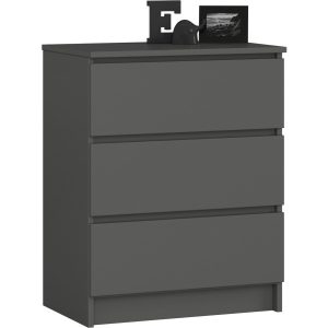 Komoda AKORD K60 Grafit Szary 60 cm mat 60x40x77 cm 302574