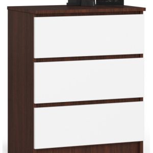 Komoda AKORD K60 Wenge 60 cm Biały mat 60x40x77 cm 302488
