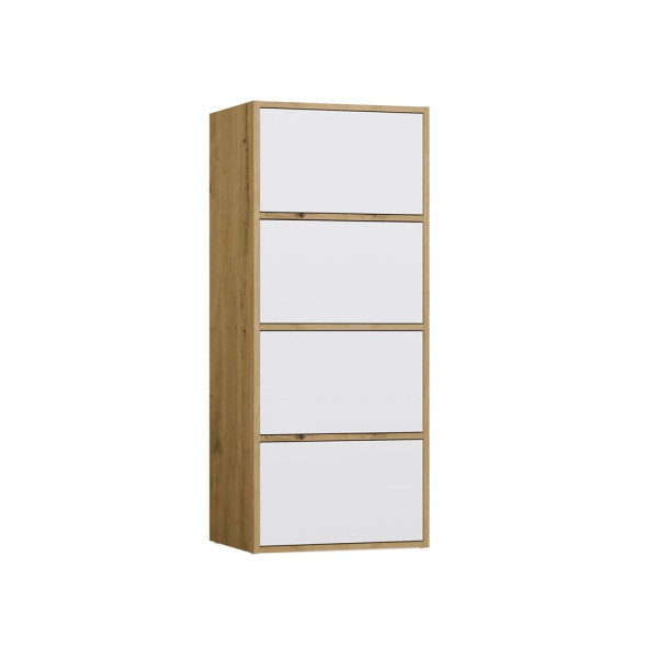 Komoda ALMA Front Biel Korpus Dąb Artisan 943827