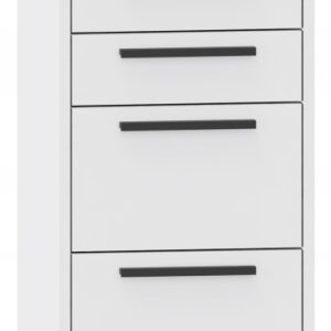 Komoda ALTIVO 2SW2SN biała szafka 2 szuflady wysokie 2 niskie na drobiazgi 729544 Komoda ALTIVO 2SW2SN biała szafka 2 szuflady wysokie 2 niskie na drobiazgi 729544