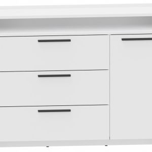 Komoda ALTIVO COM 100 1D3SWO biała duża szafka regał na ubrania dokumenty 729542 Komoda ALTIVO COM 100 1D3SWO biała duża szafka regał na ubrania dokumenty 729542