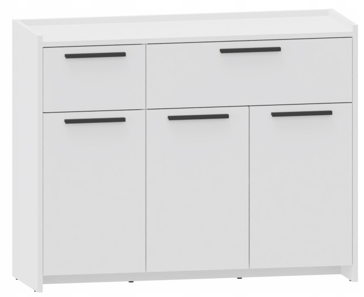 Komoda ALTIVO COM 100 3D2SW biała duża szafka regał na ubrania dokumenty 964061
