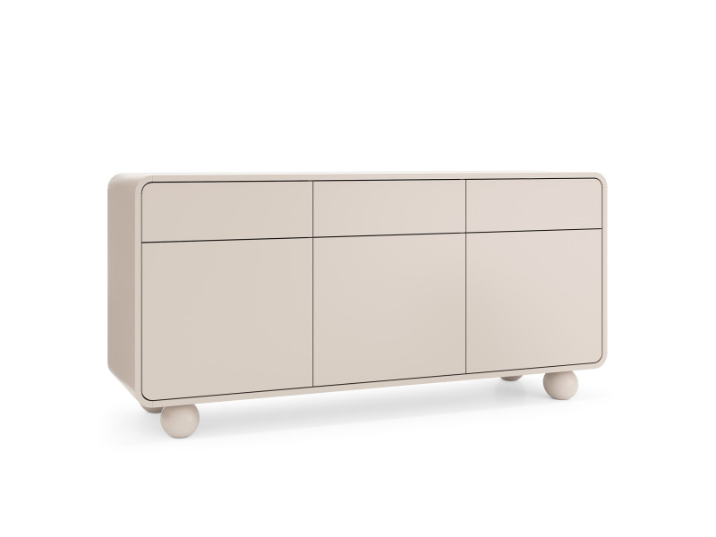 Komoda ALVION 160 cm - Przestronna komoda skandynawska Kaszmir 748213