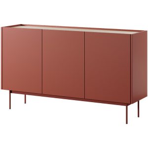 Komoda ANVIL 02 ceramic red / dąb linea 246648 Komoda ANVIL 02 ceramic red / dąb linea 246648
