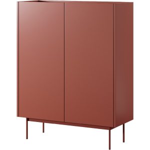 Komoda ANVIL 03 ceramic red / dąb linea 246659 Komoda ANVIL 03 ceramic red / dąb linea 246659