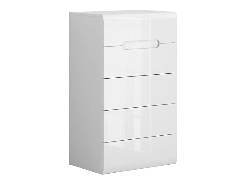 Komoda Azteca Trio 60 cm z 5 szuflamami biały połysk 29600