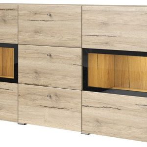 Komoda BAROS 2D3S 132 dąb san reno jasny 185815 Komoda BAROS 2D3S 132 dąb san reno jasny 185815