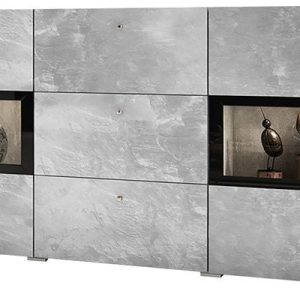 Komoda BAROS 2D3S 132 jasny beton 185824 Komoda BAROS 2D3S 132 jasny beton 185824