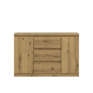 Komoda BASIC 2D3S – Dąb Artisan | 120x75x40 cm 756157 Komoda BASIC 2D3S – Dąb Artisan | 120x75x40 cm 756157