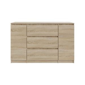 Komoda BASIC 2D3S – Dąb Sonoma | 120x75x40 cm 748140 Komoda BASIC 2D3S – Dąb Sonoma | 120x75x40 cm 748140