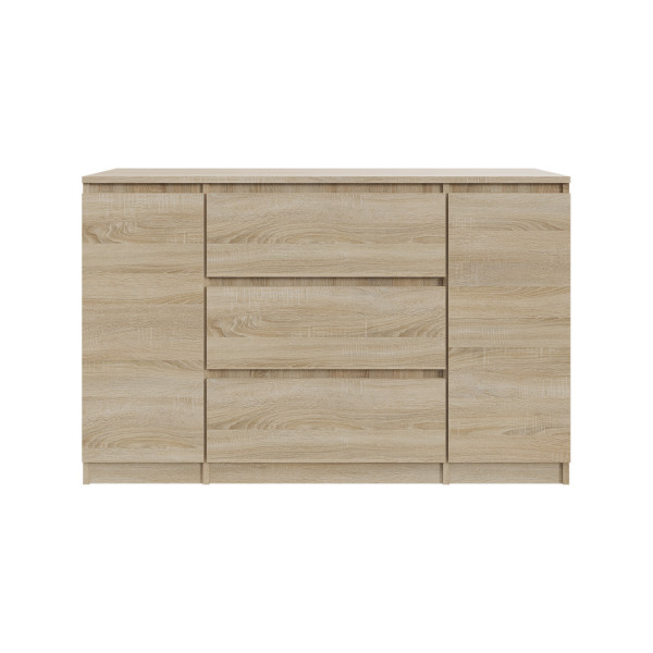 Komoda BASIC 2D3S – Dąb Sonoma | 120x75x40 cm 748140