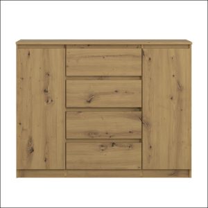 Komoda BASIC 2D4S – Dąb Artisan | 120x97x40 cm 756159 Komoda BASIC 2D4S – Dąb Artisan | 120x97x40 cm 756159