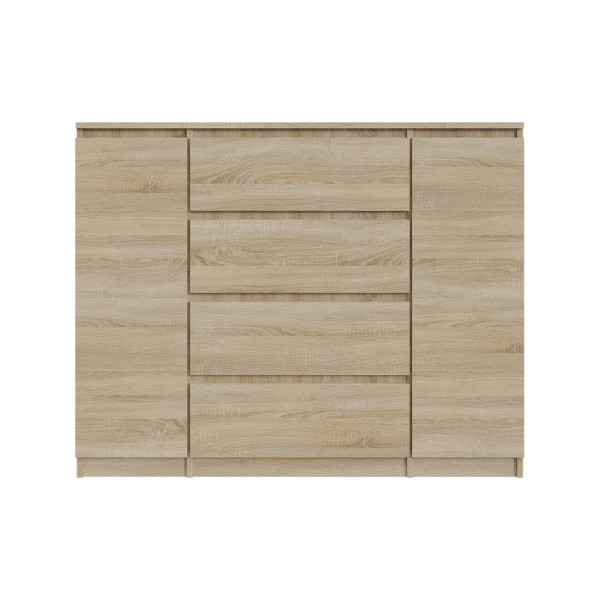 Komoda BASIC 2D4S – Dąb Sonoma| 120x97x40 cm 748153