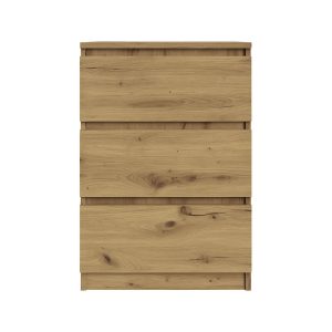 Komoda BASIC 3 szuflady – Dąb Artisan | 50x75x40 cm 756162 Komoda BASIC 3 szuflady – Dąb Artisan | 50x75x40 cm 756162