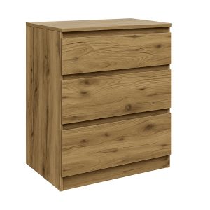 Komoda BASIC 3 szuflady – Dąb Artisan | 61x75x40 cm 756151 Komoda BASIC 3 szuflady – Dąb Artisan | 61x75x40 cm 756151