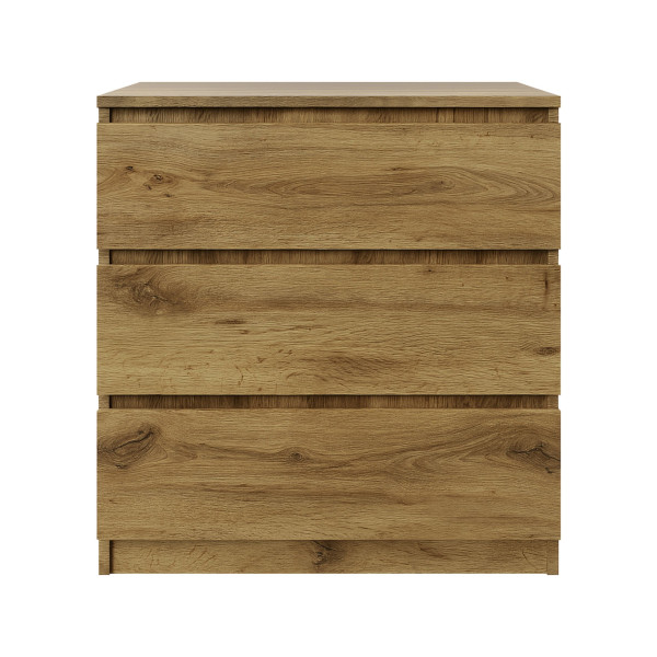Komoda BASIC 3 szuflady – Dąb Artisan | 71x75x40 cm 756172
