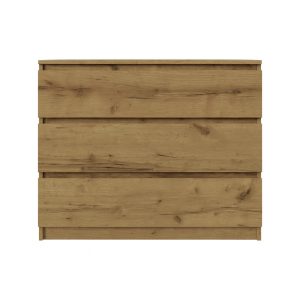 Komoda BASIC 3 szuflady – Dąb Artisan | 90x75x40 cm 756164 Komoda BASIC 3 szuflady – Dąb Artisan | 90x75x40 cm 756164