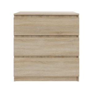 Komoda BASIC 3 szuflady – Dąb Sonoma | 71x75x40 cm 748122 Komoda BASIC 3 szuflady – Dąb Sonoma | 71x75x40 cm 748122