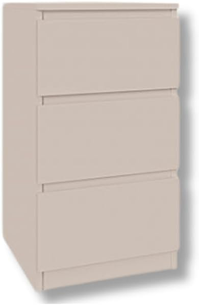 Komoda BASIC 3 szuflady – Kaszmir | 40x75x40 cm 748154