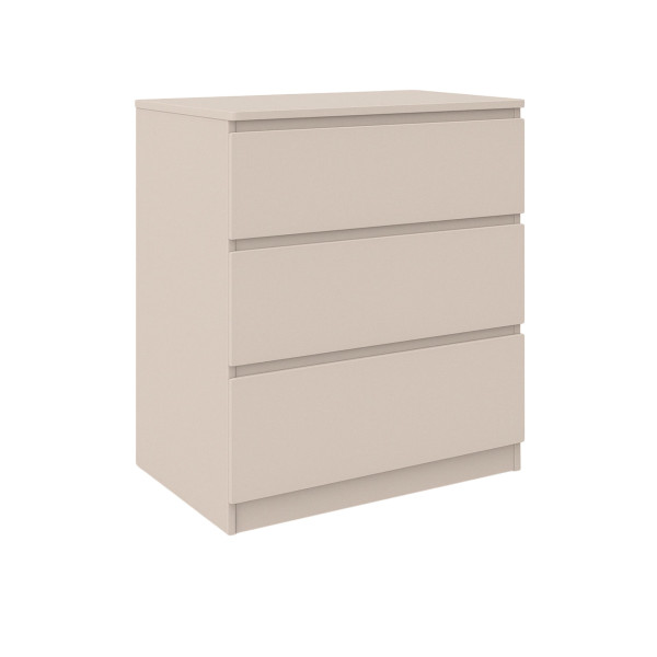 Komoda BASIC 3 szuflady – Kaszmir | 80x75x40 cm 748141