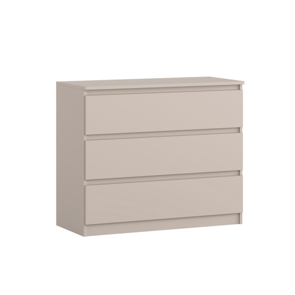 Komoda BASIC 3 szuflady – Kaszmir | 90x75x40 cm 790291
