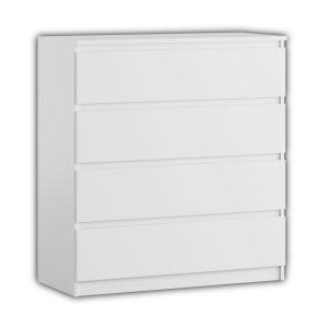 Komoda BASIC 4 szuflady – Biała | 90x97x40 cm 748132 Komoda BASIC 4 szuflady – Biała | 90x97x40 cm 748132