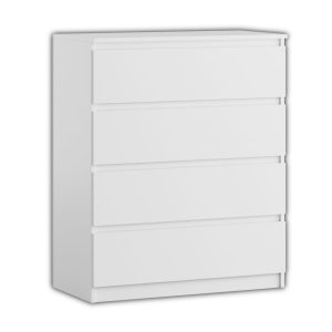 Komoda BASIC 4 szuflady – Biały | 80x97x40 cm 790274 Komoda BASIC 4 szuflady – Biały | 80x97x40 cm 790274
