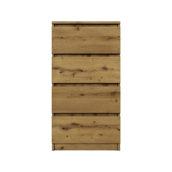 Komoda BASIC 4 szuflady – Dąb Artisan | 50x97x40 cm 756187