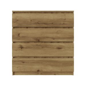 Komoda BASIC 4 szuflady – Dąb Artisan | 90x97x40 cm 756165 Komoda BASIC 4 szuflady – Dąb Artisan | 90x97x40 cm 756165