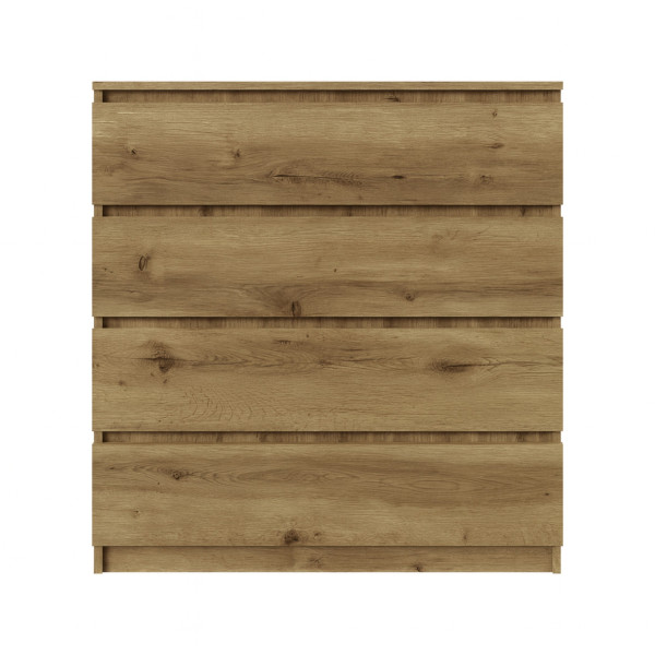Komoda BASIC 4 szuflady – Dąb Artisan | 90x97x40 cm 756165