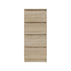 Komoda BASIC 4 szuflady – Dąb Sonoma | 40x97x40 cm 748151 Komoda BASIC 4 szuflady – Dąb Sonoma | 40x97x40 cm 748151