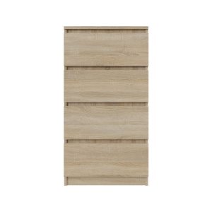 Komoda BASIC 4 szuflady – Dąb Sonoma | 50x97x40 cm 790305 Komoda BASIC 4 szuflady – Dąb Sonoma | 50x97x40 cm 790305