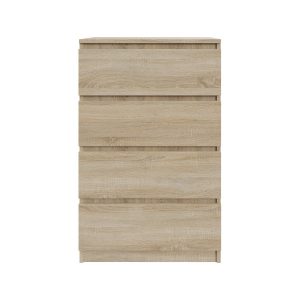 Komoda BASIC 4 szuflady – Dąb Sonoma | 61x97x40 cm 748146 Komoda BASIC 4 szuflady – Dąb Sonoma | 61x97x40 cm 748146